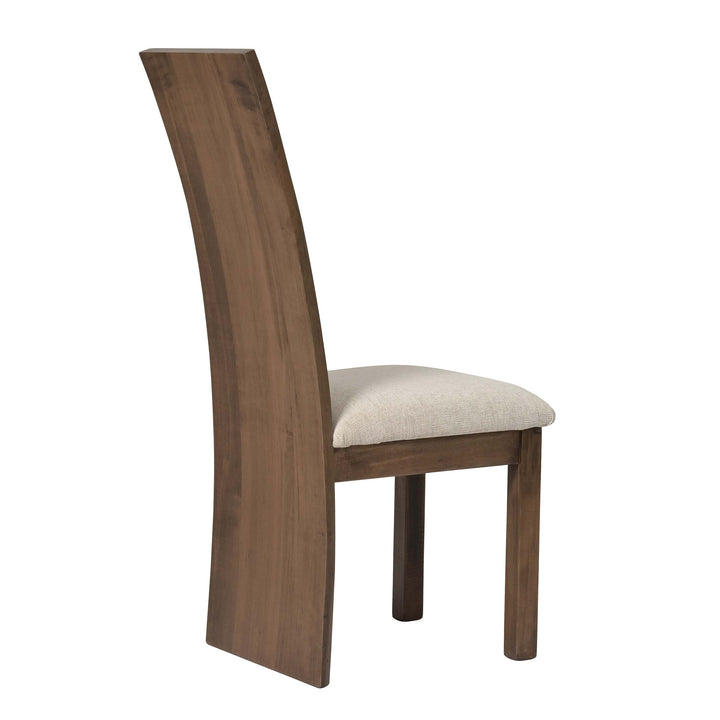 QW Amish Yellowstone Live Edge Side Chair w/ Padded Seat