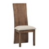 QW Amish Yellowstone Live Edge Side Chair w/ Padded Seat