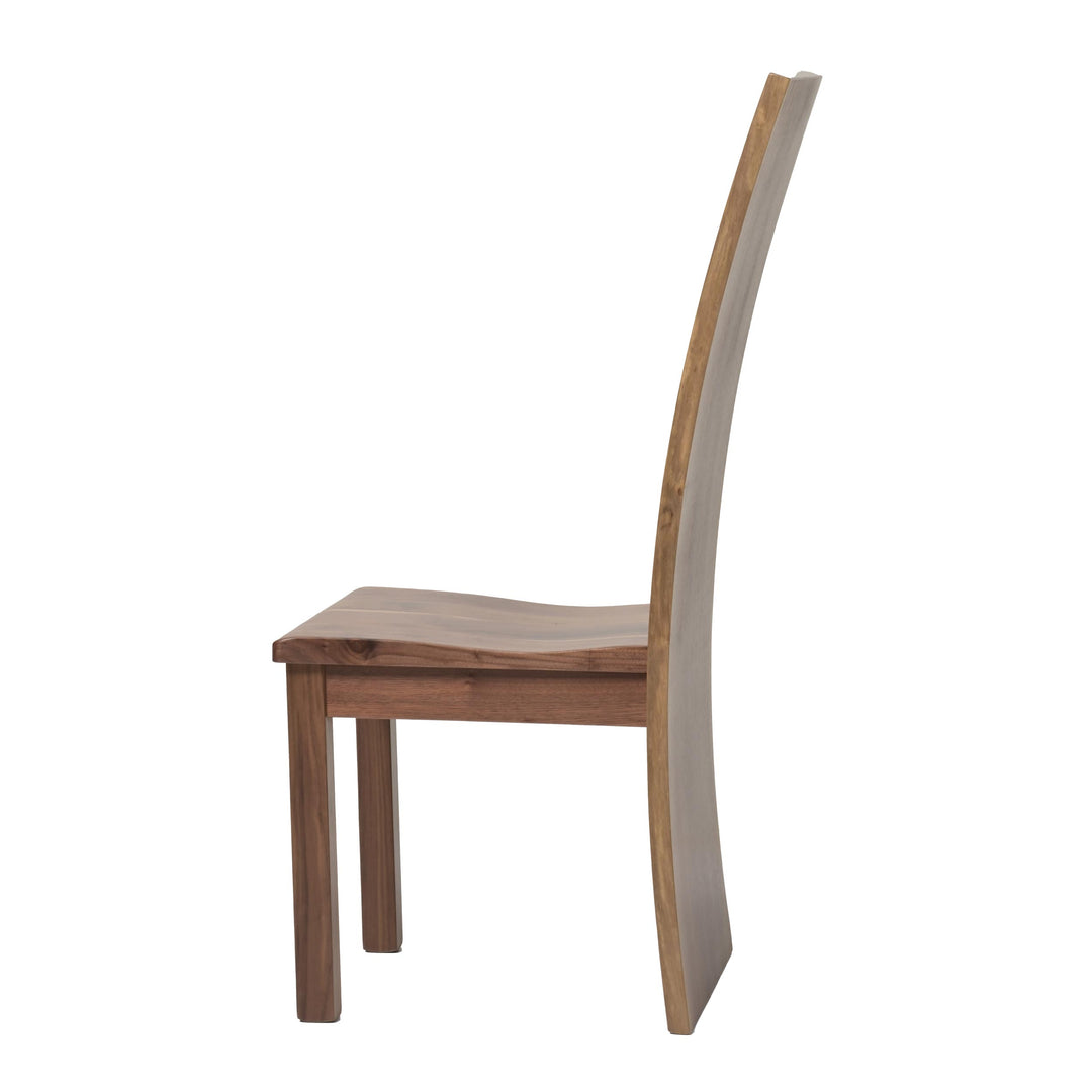 QW Amish Yellowstone Live Edge Side Chair