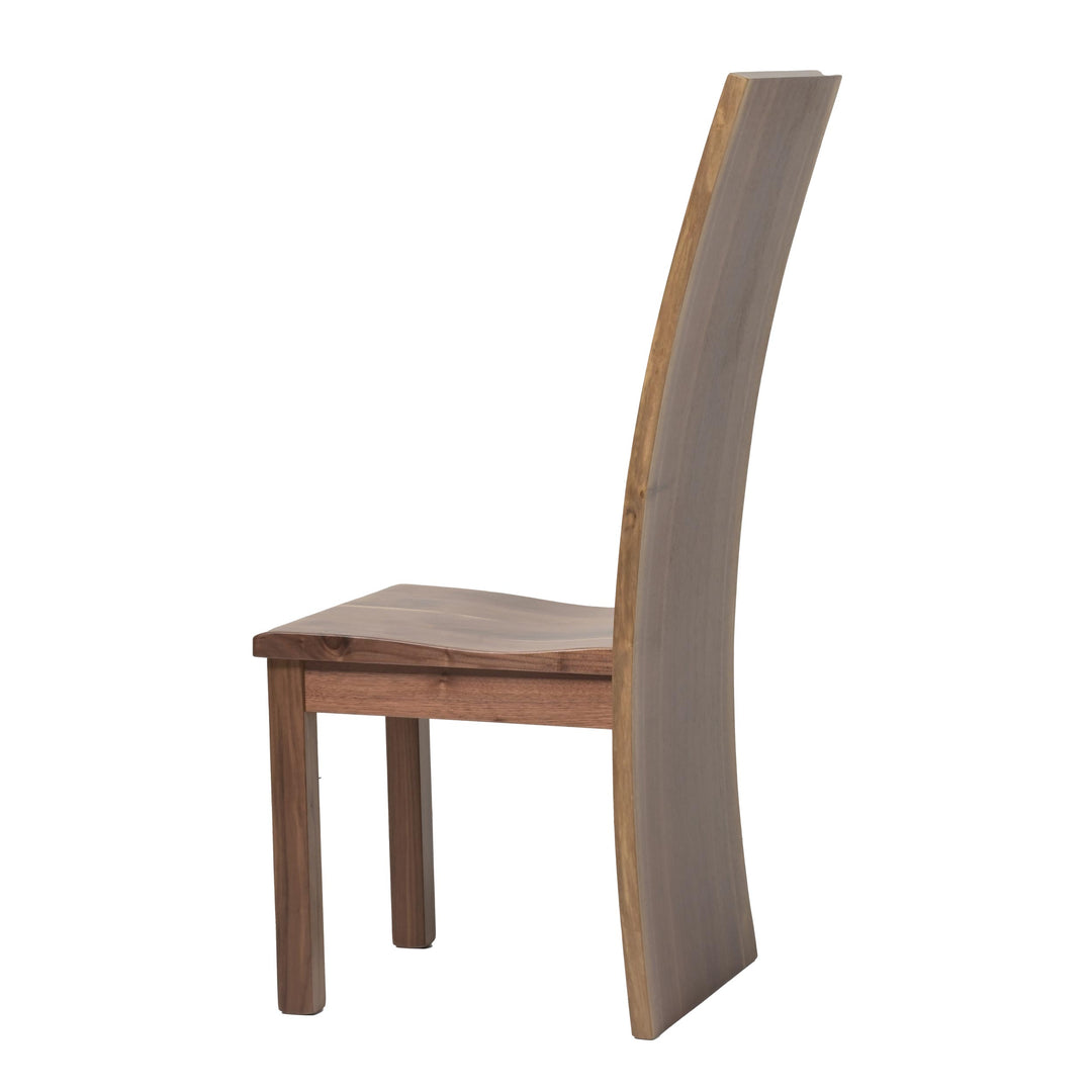 QW Amish Yellowstone Live Edge Side Chair