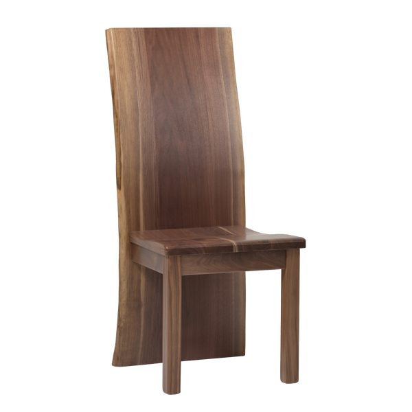 QW Amish Yellowstone Live Edge Side Chair