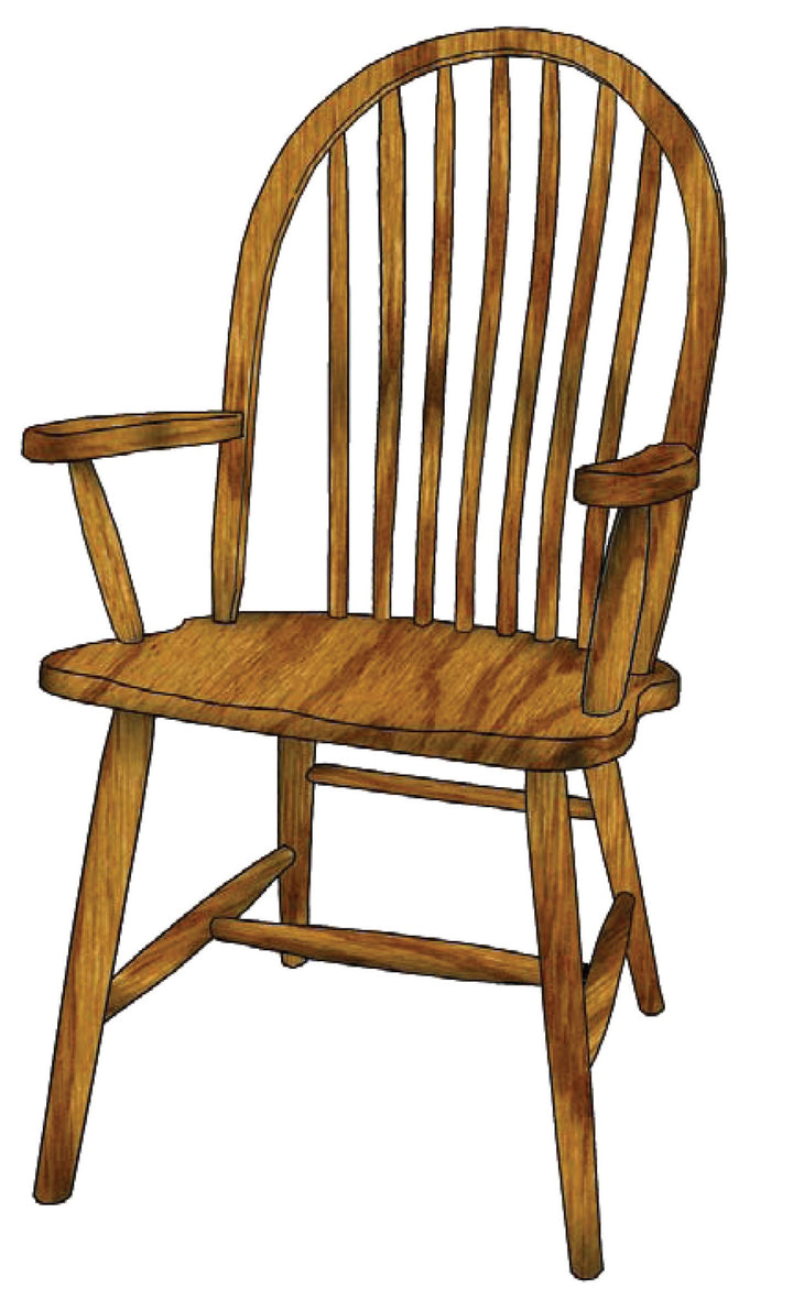 QW Amish Harvest Arm Chair