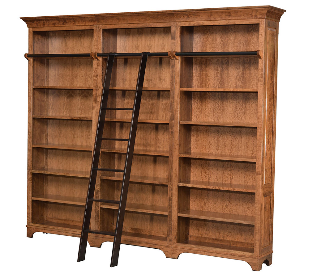 QW Amish Finley 3pc Library w/ Ladder
