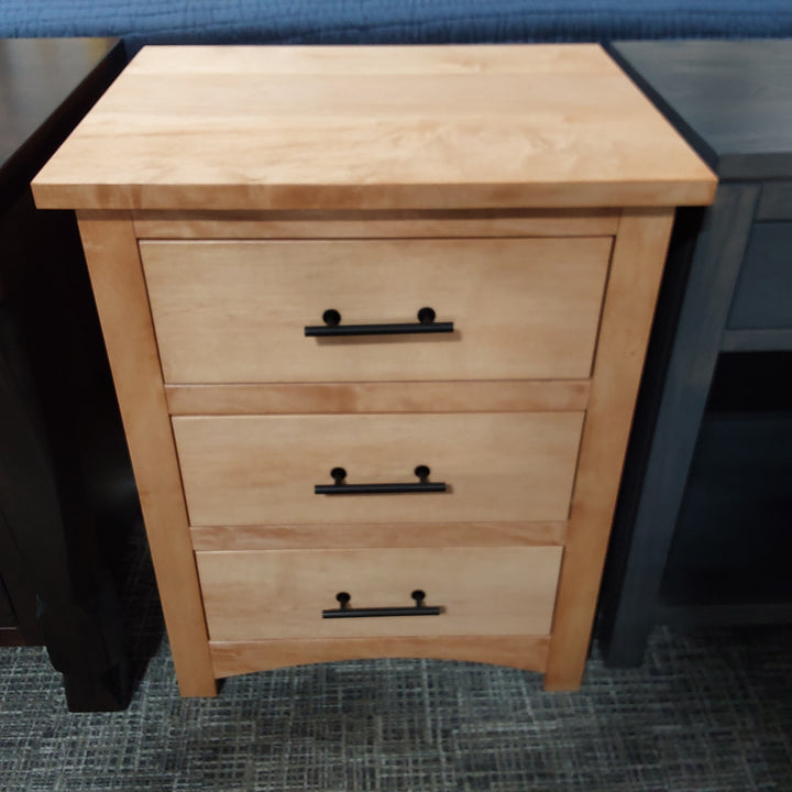 Clearance Treasure Mission 3 Drawer Nightstand