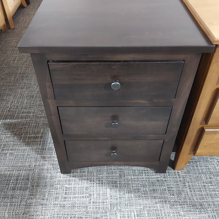 Clearance Treasure Mission 3 Drawer Nightstand