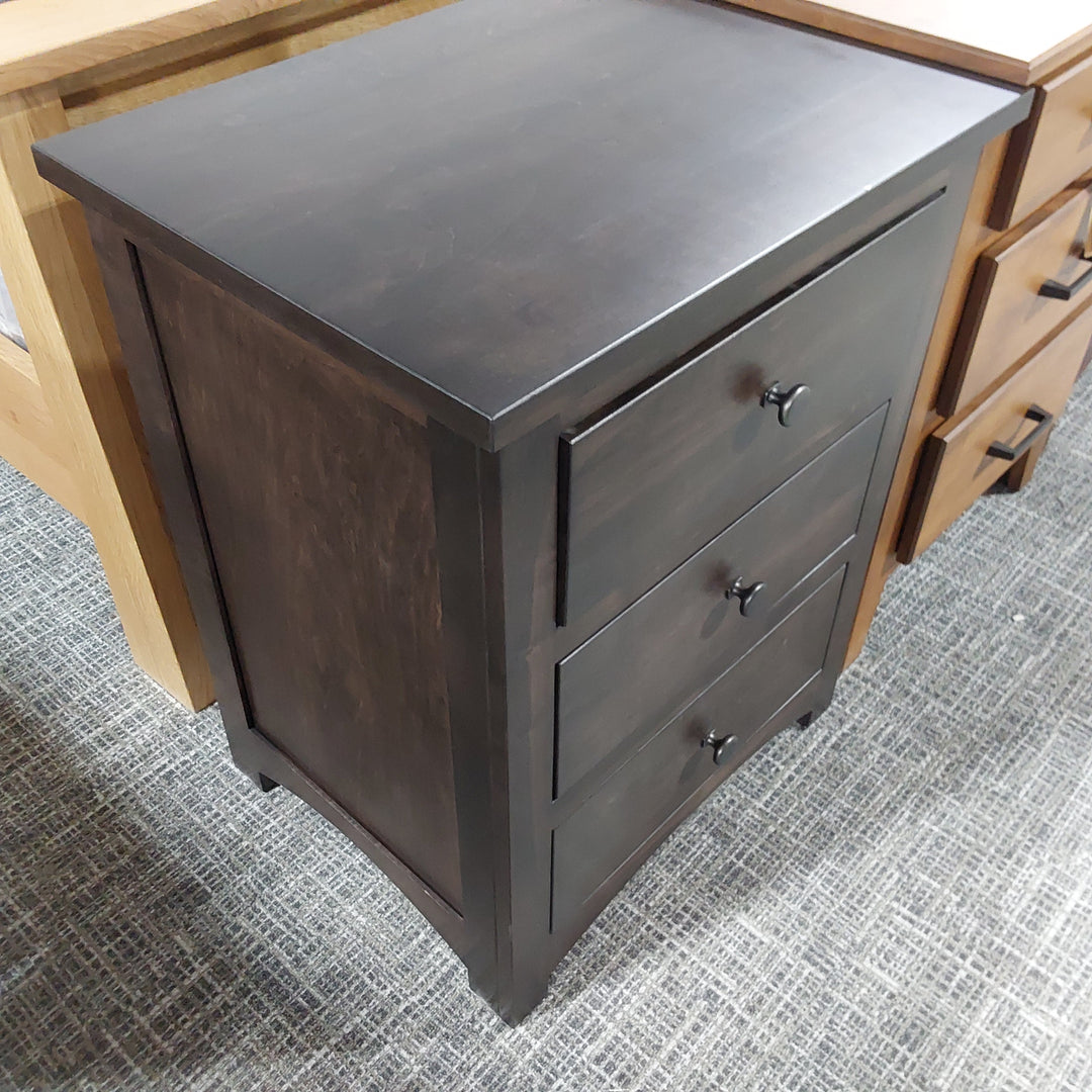 Clearance Treasure Mission 3 Drawer Nightstand