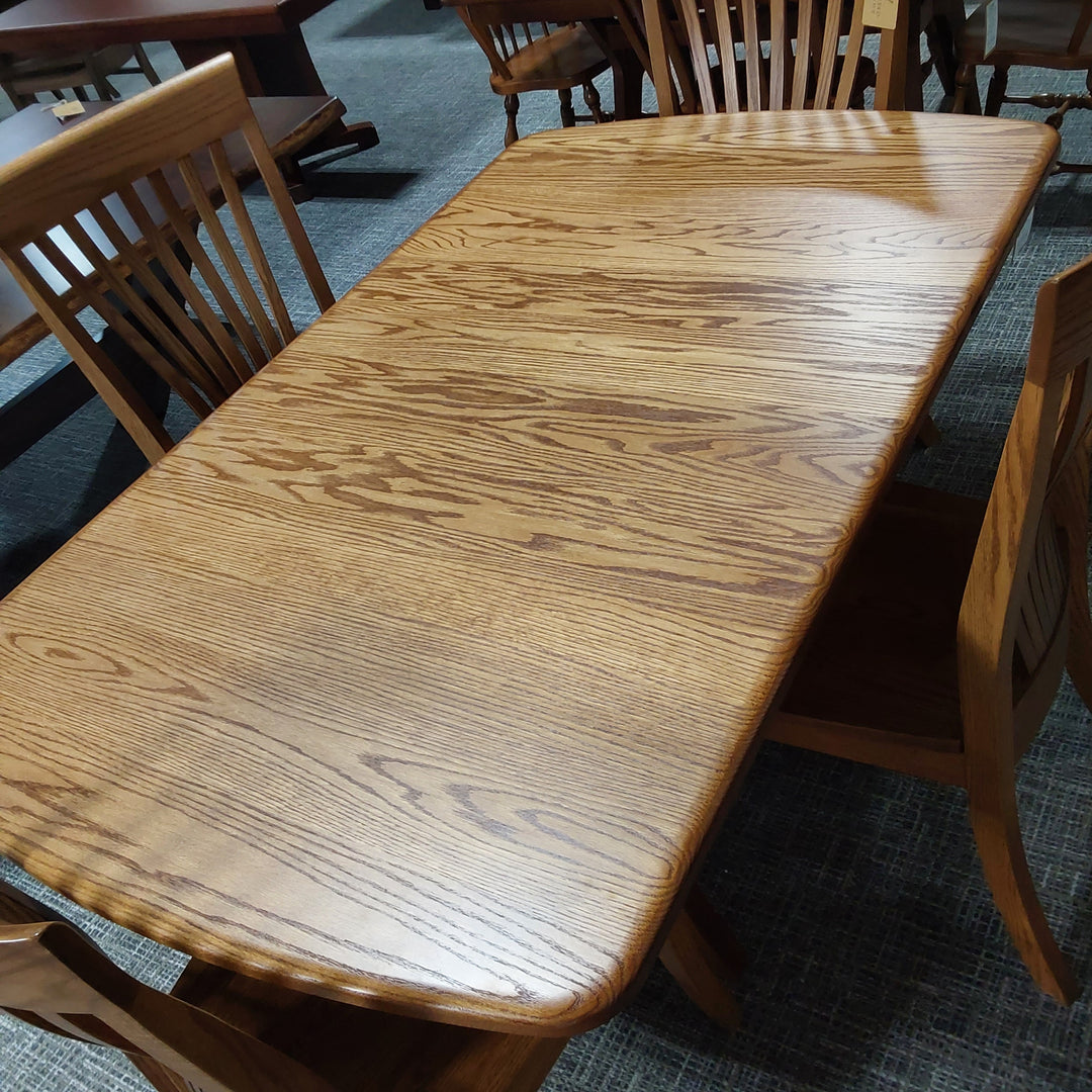 Clearance Mini Abilene Trestle Table + 4 Chairs Set