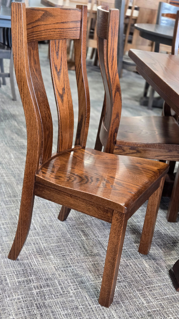 Clearance McKee 42x60 Solid top + 4 Side Chair + 2 Arm Chair Set