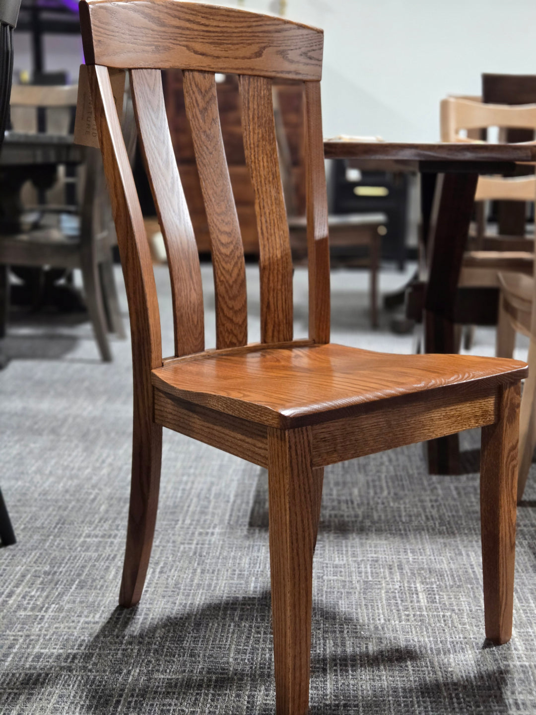 Clearance Shaker Leg Table 36x48 w/4-12"L + 4 Side Chairs