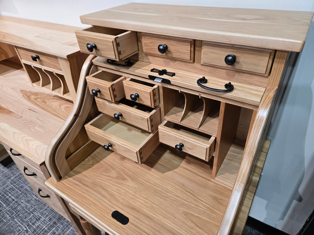 Clearance Mission 36" Roll-Top Desk