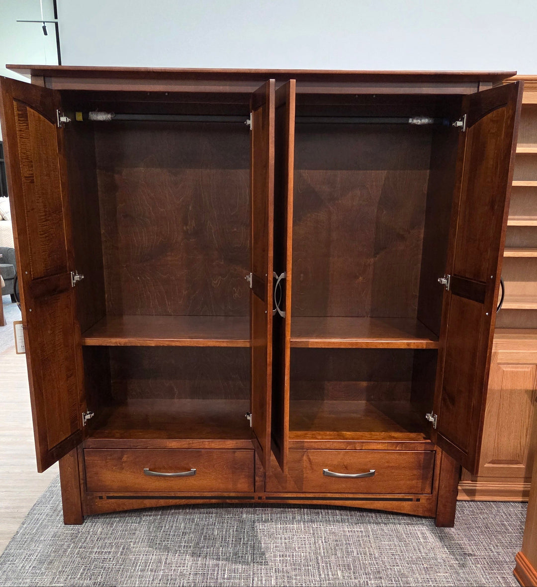 Clearance Boulder Creek Double Wardrobe