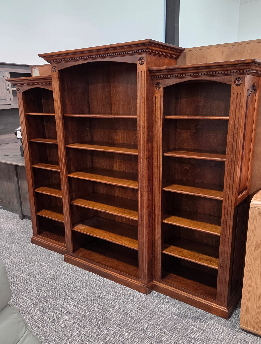 Clearance Deluxe Bookcase 3pc Set