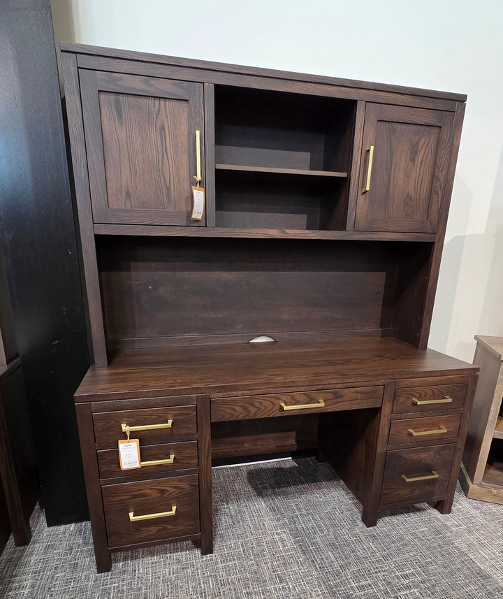 Clearance Leon Wall Desk & Hutch