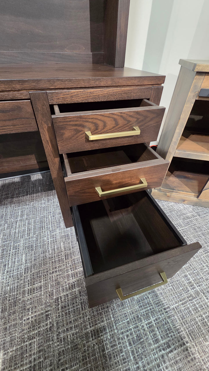 Clearance Leon Wall Desk & Hutch