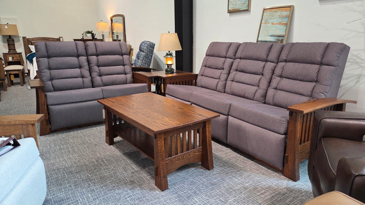 Clearance Craftsman Mission Deluxe Back 4pc Set