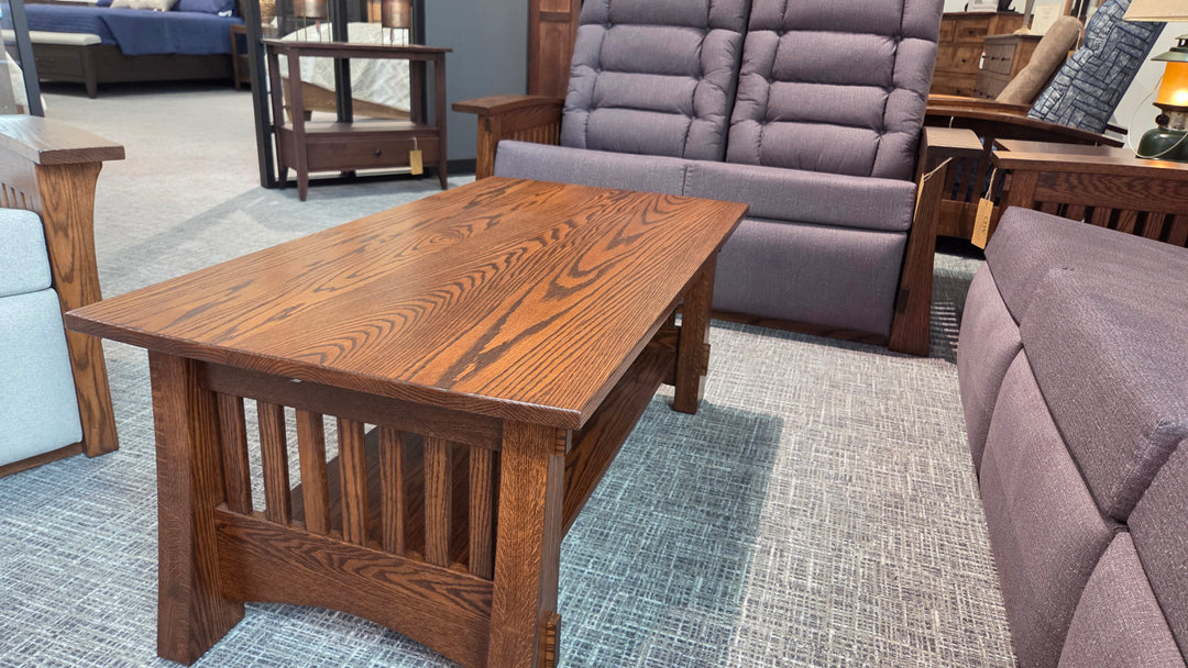 Clearance Craftsman Mission Deluxe Back 4pc Set