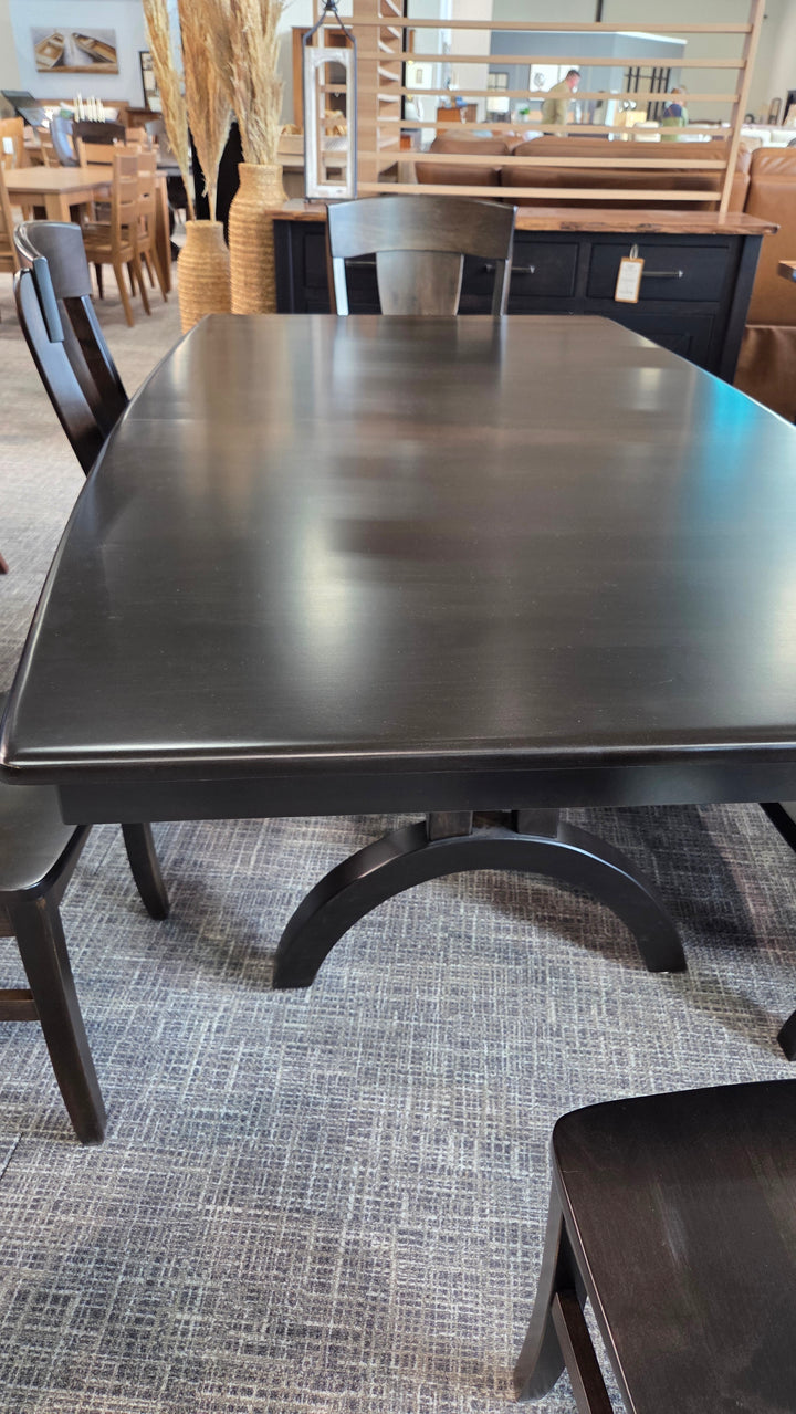 Clearance Houston 42x72 w/ 2-12" Leaves Table, Houston 72" Bench and 4 Lacoma Chairs