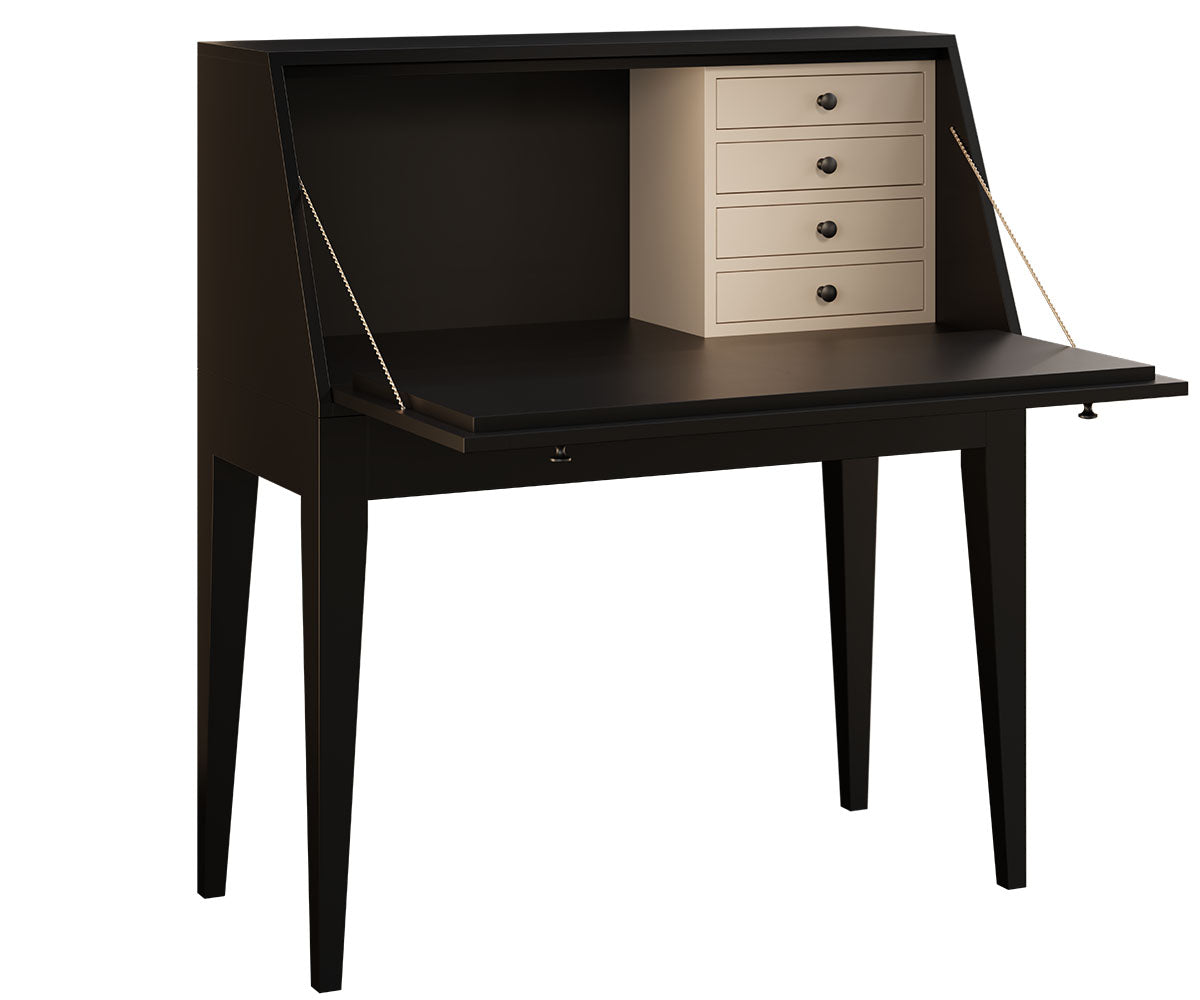 QW Amish Mid Century Flip Front Desk - Thumbnail 2