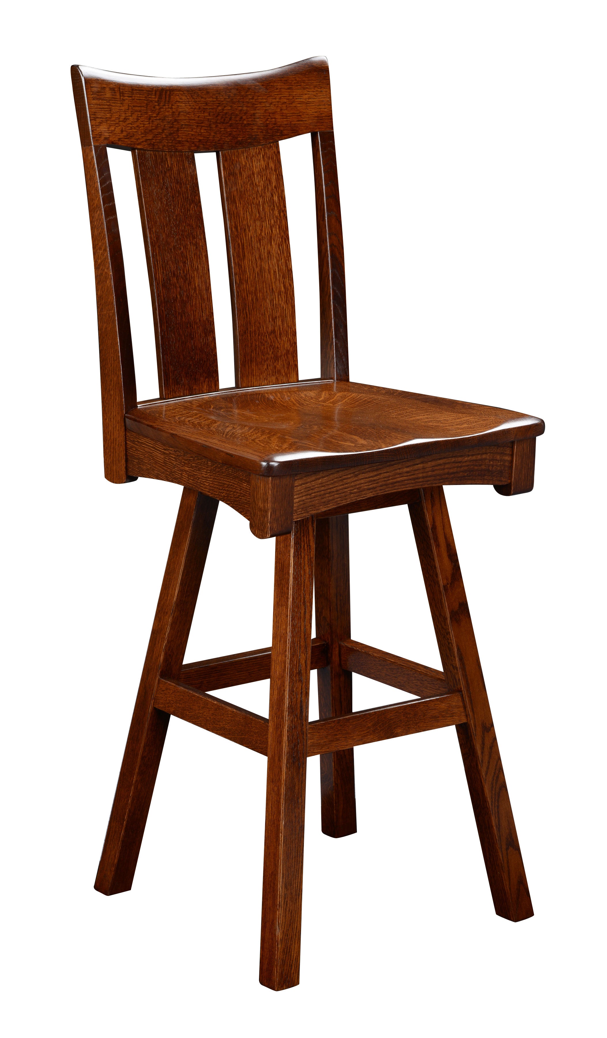 QW Amish Galveston Swivel Bar Chair - Thumbnail 2