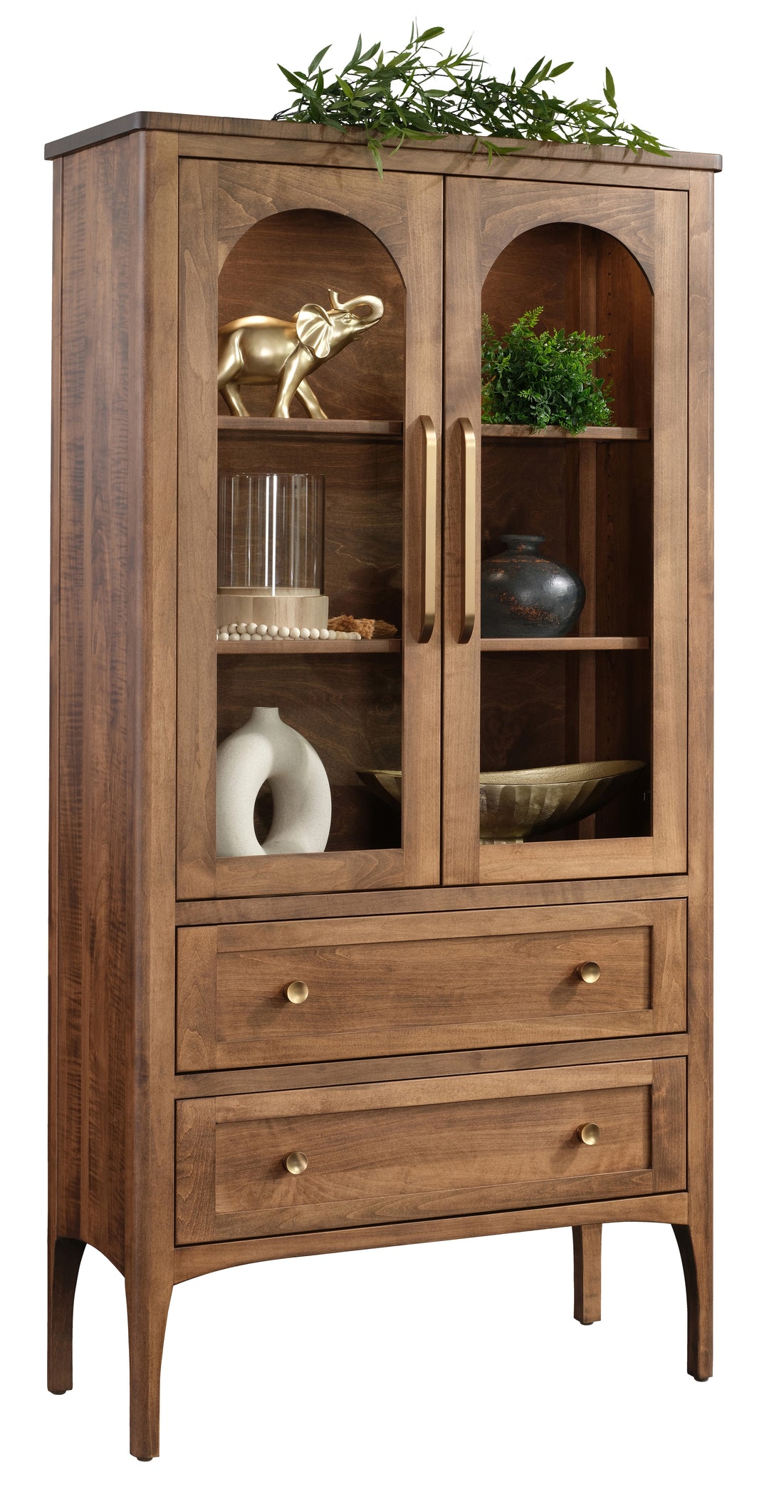 QW Amish Greyson Display Cabinet