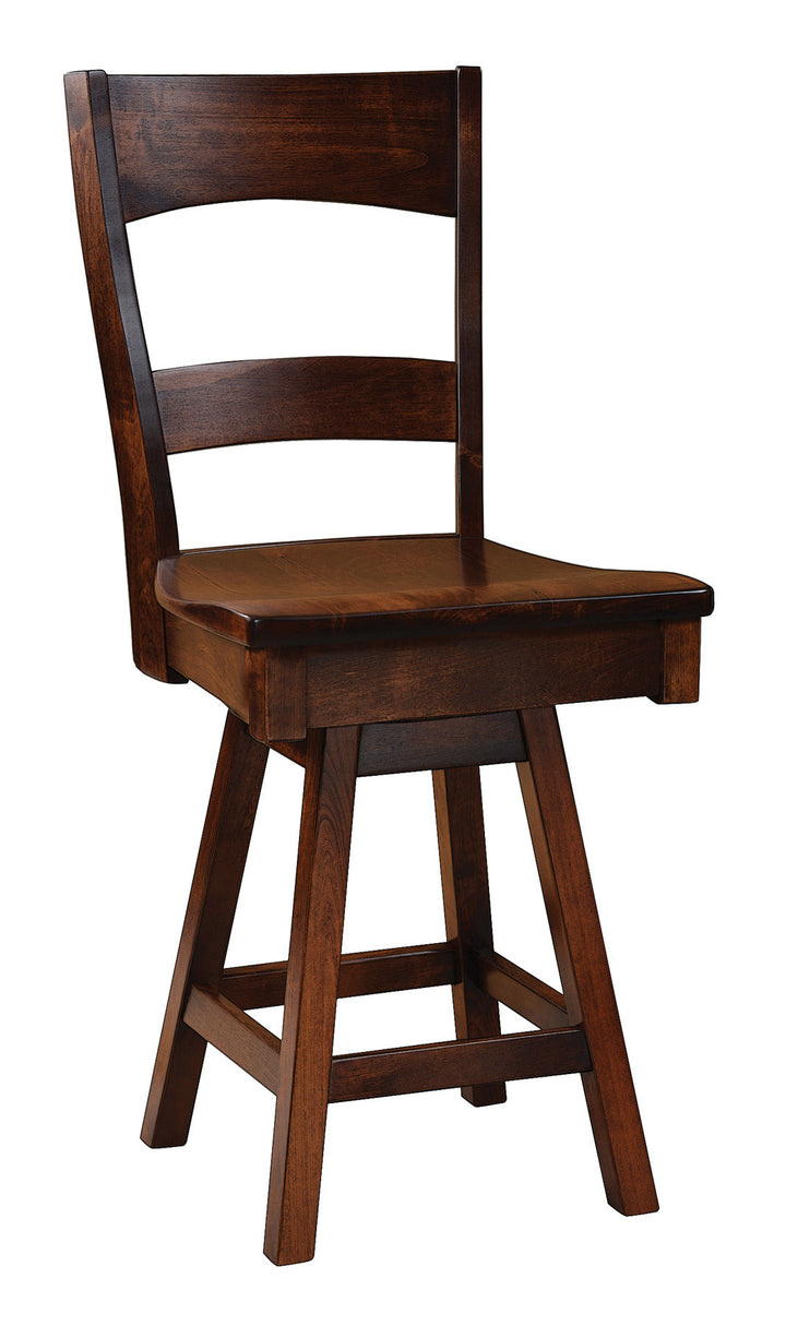 QW Amish Cody Swivel Bar Chair