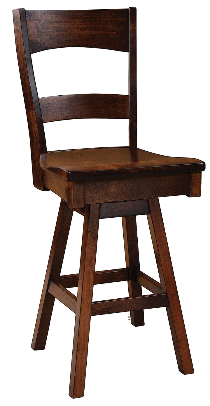 QW Amish Cody Swivel Bar Chair