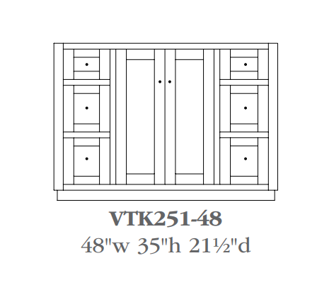 QW Amish Calvin Vanity (Select Size)