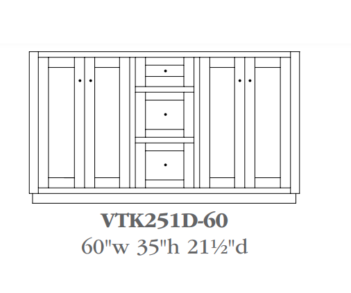 QW Amish Calvin Vanity (Select Size)