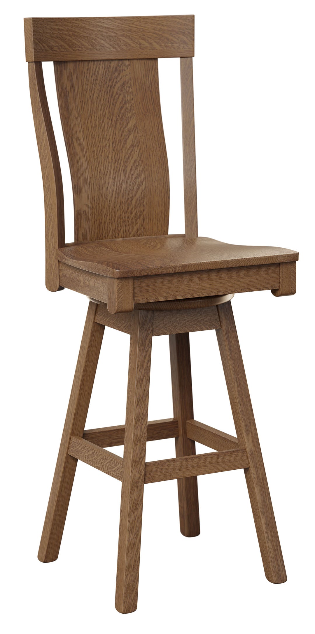 QW Amish Weldon Swivel Bar Chair