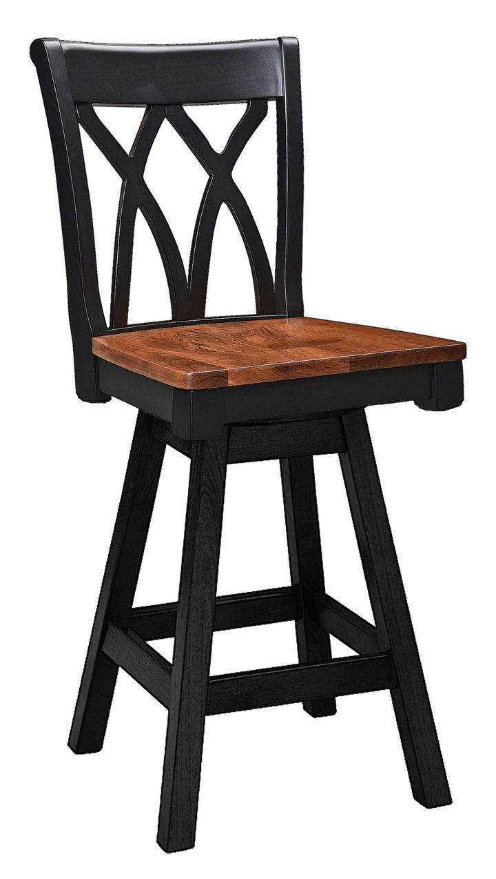 QW Amish Kula Swivel Bar Chair