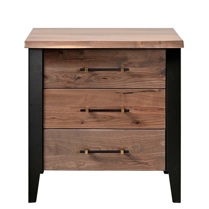 QW Amish Uptown 3 Drawer Nightstand