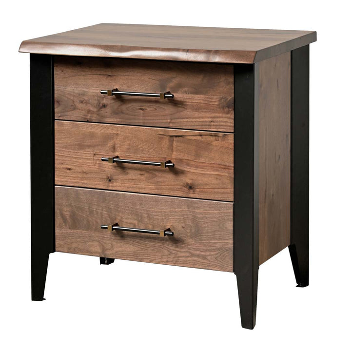 QW Amish Uptown 3 Drawer Nightstand