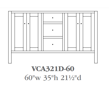 QW Amish Cabin Creek Vanity (Select Size)