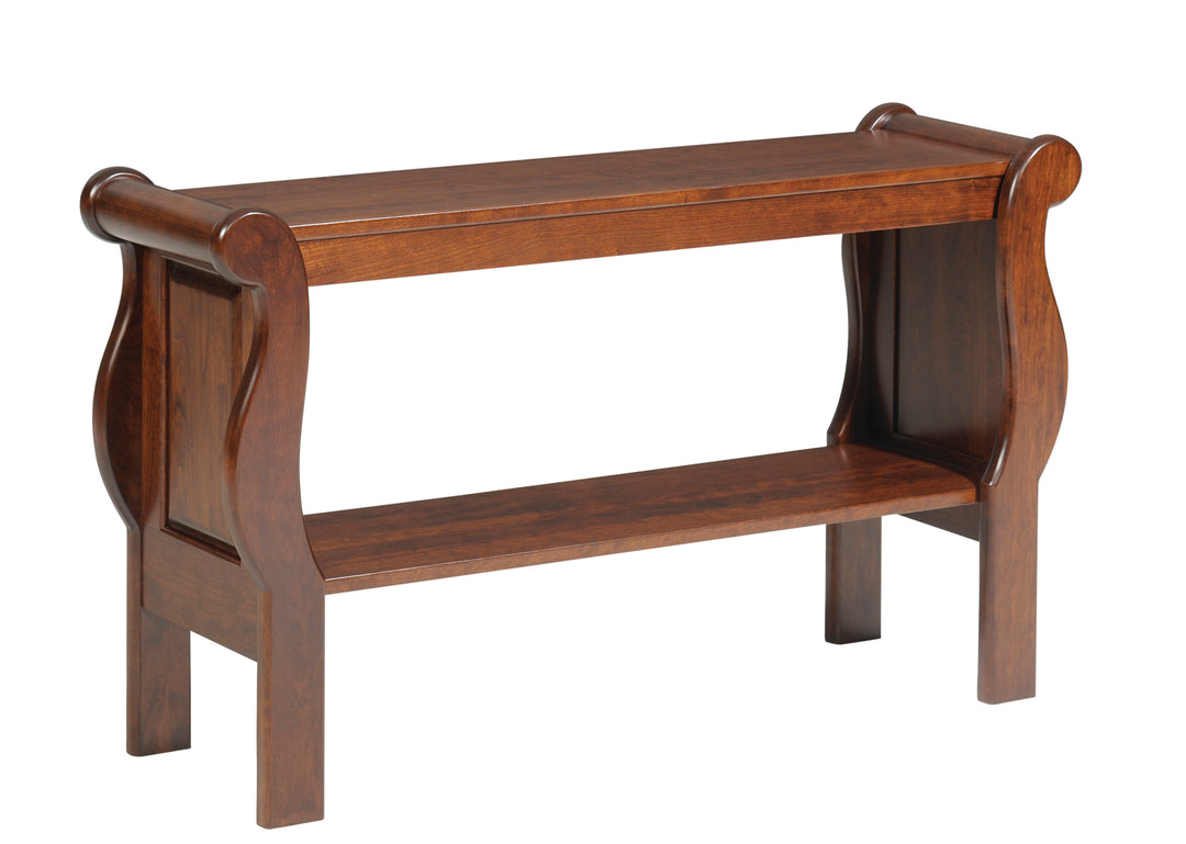 QW Amish Sleigh Sofa Table