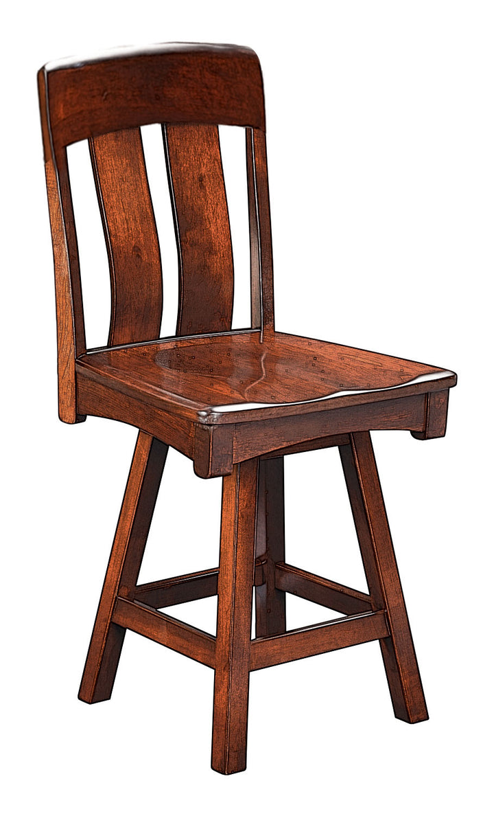 QW Amish Ashley Swivel Bar Chair