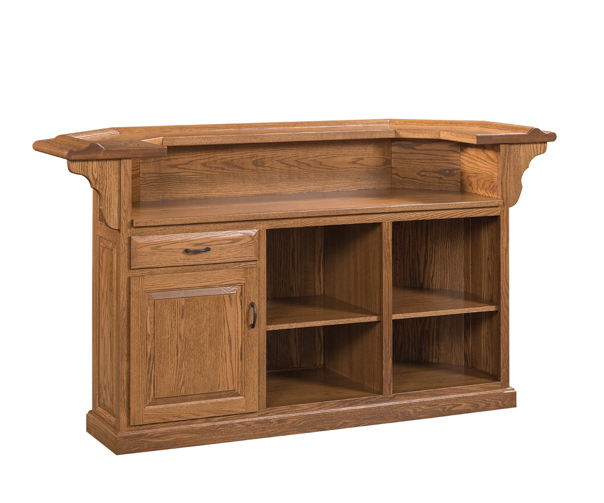 QW Amish Canted Raised Panel Bar - Thumbnail 2