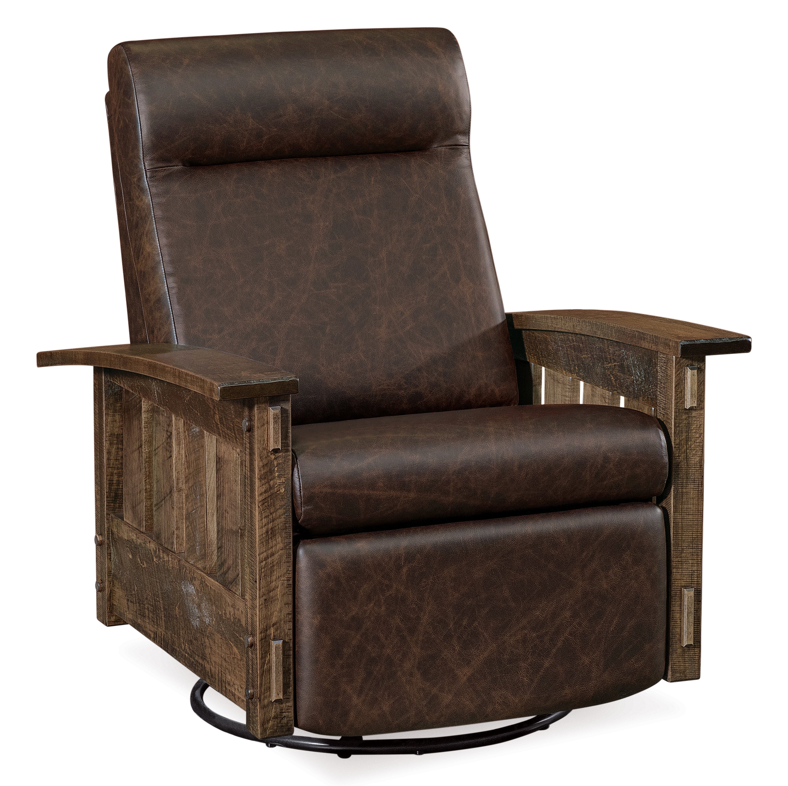QW Amish Houston Swivel Glider Recliner - Thumbnail 2