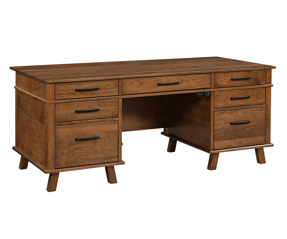 QW Amish Hutton Hills Lift Desk - Thumbnail 3