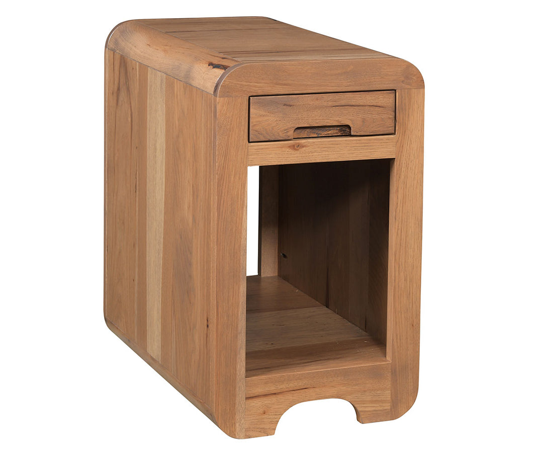 QW Amish Europa 1  Drawer Chairside End Table