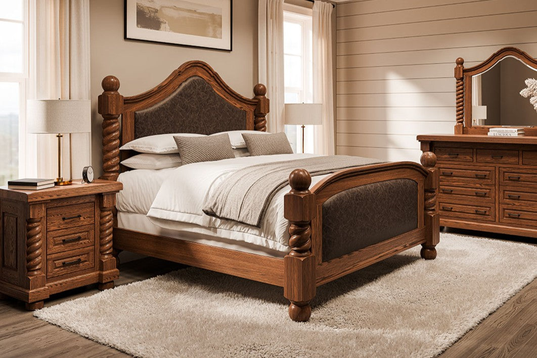 Arvada Bed w/ Upholstered Panels