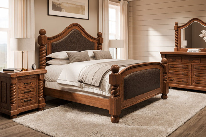Arvada Bed w/ Upholstered Panels