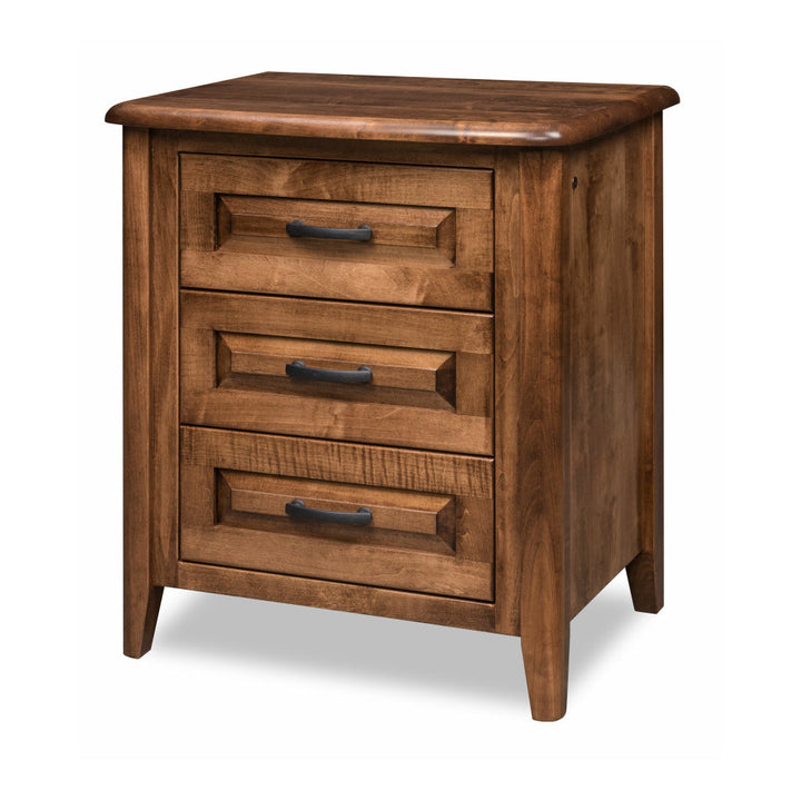 QW Amish Bay Pointe 3 Drawer Nightstand