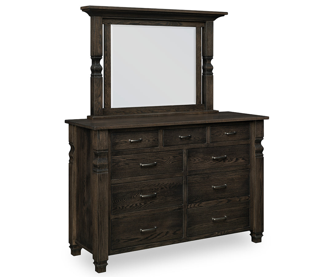 Belmont 9 Drawer Dresser & Optional Mirror