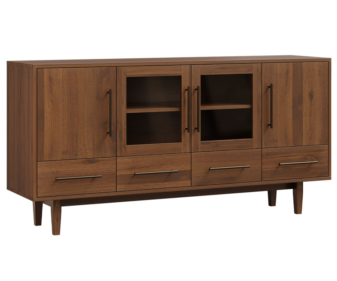 Contemporary 4 Door 4 Drawer Buffet