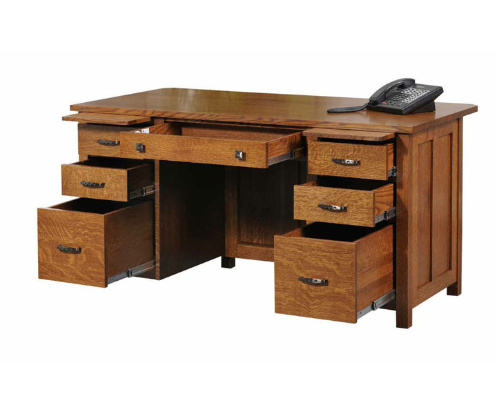 QW Amish Coventry Executive Desk (Select Size)