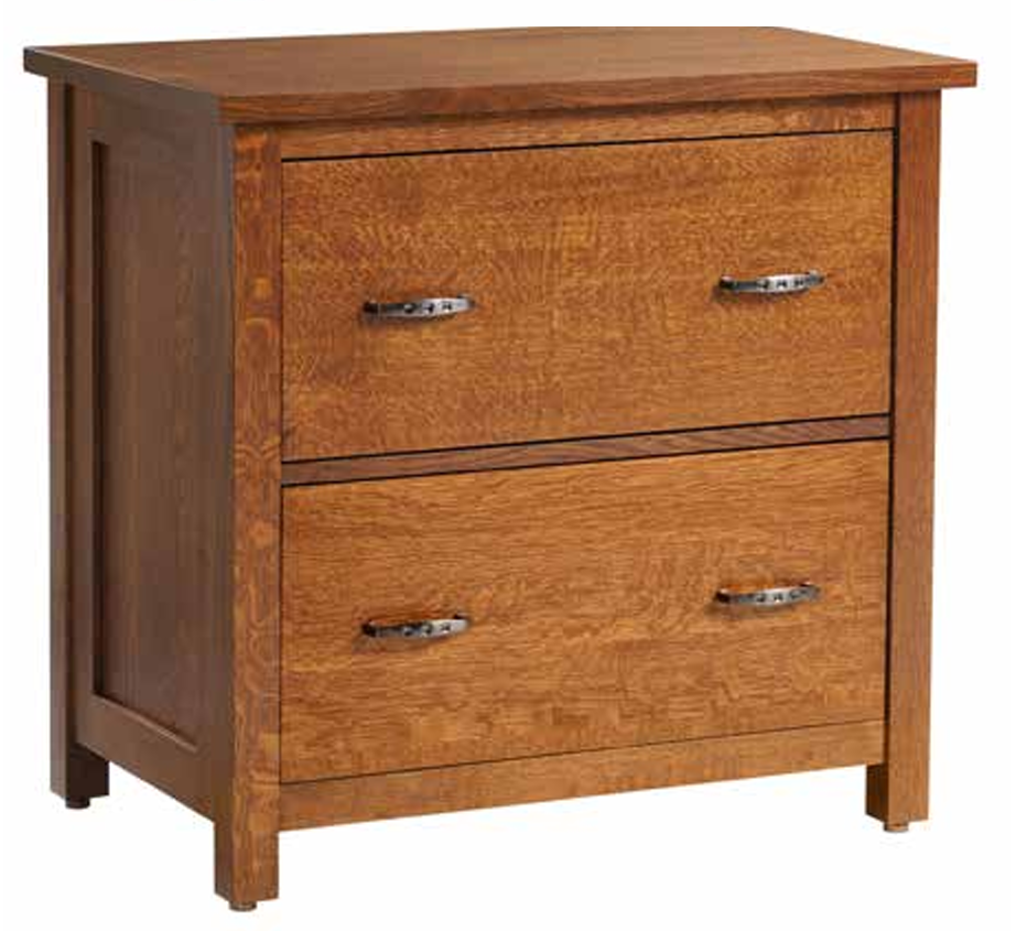 QW Amish Coventry Lateral File w/ Optional Hutch