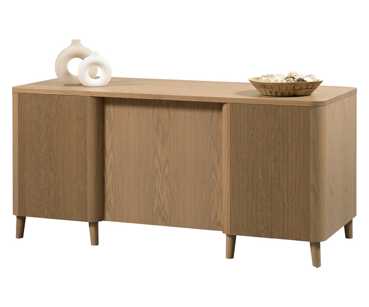 QW Amish Bayport Executive Desk