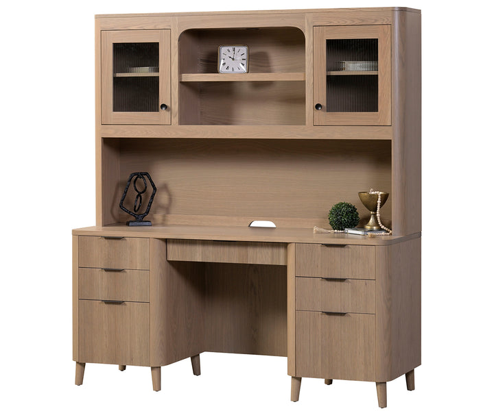 QW Amish Bayport Credenza & Optional Hutch
