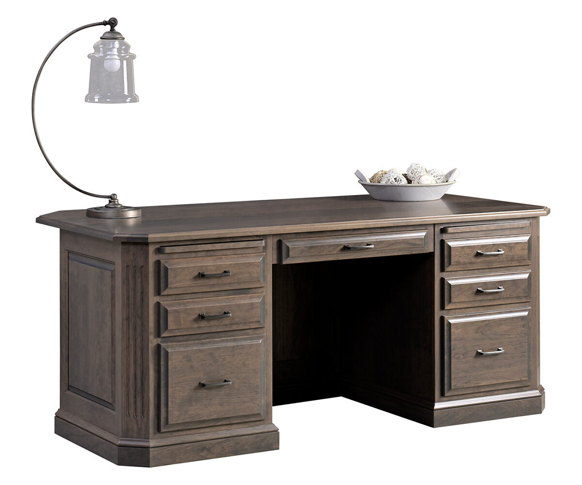 QW Amish Buckingham 72" Executive Desk