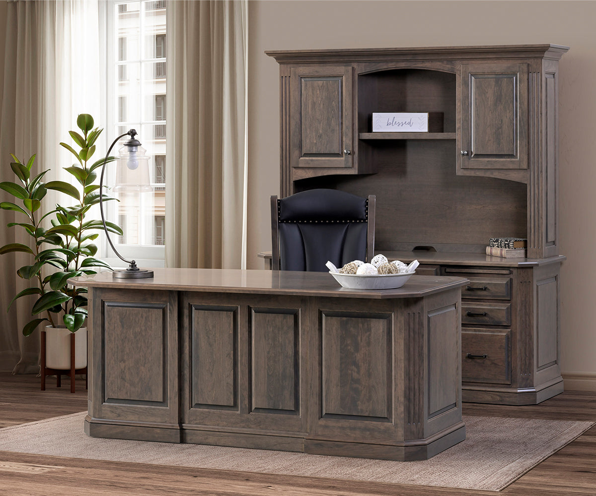QW Amish Buckingham 72" Executive Desk - Thumbnail 2